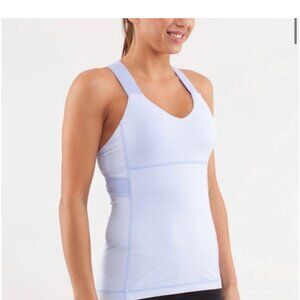 Lululemon push your limit tank heathered lavender Size 12
